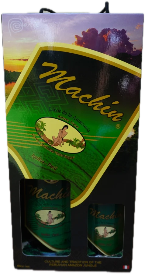 Caja de regalo DUO de Machín con botellas de 750 ml y 187 ml